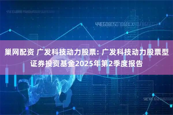 巢网配资 广发科技动力股票: 广发科技动力股票型证券投资基金2025年第2季度报告